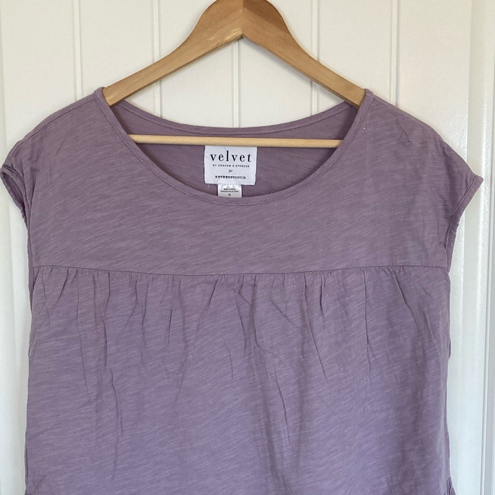 Velvet by Graham & Spencer Lavender Blouse - Picture 3 of 9
